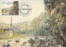 LUXEMBOURG  CARTE MAXIMUM  NUM-YVERT  1187 ANCIENNE FORTERESSE - Maximum Cards