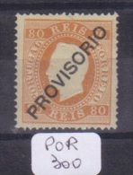POR Afinsa  88 D. Luis I Surchargé PROVISORIO Réimpression De 1905 Bien Centré 13 1/2 (x) - Unused Stamps