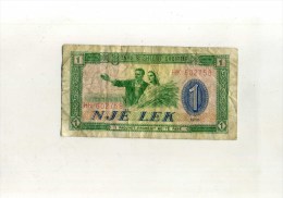 - ALBANIE . BILLET 1 L. 1976 . - Albanië