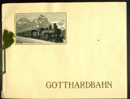 Livre - Gotthardbahn : 36 Ansichten -  Train St Gothard - Photographie