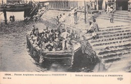 ¤¤  -  SIERRA-LEONE   -  Forces Anglaises Embarquant à FREETOWN En 1914   -  Militaires     -  ¤¤ - Sierra Leone