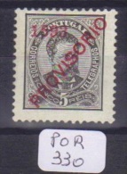 POR Afinsa  89 D. Luis I Surchargé PROVISORIO Papier Porcelana 11 1/2 Xx - Unused Stamps