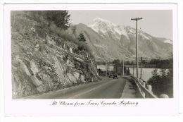 RB 1056 - 1965 Real Photo Postcard - Mt Cheam From Trans Canada Highway  With Cars - British Columbia - Otros & Sin Clasificación