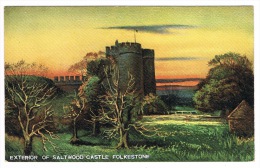 RB 1056 - Early Postcard - Exterior Of Saltwood Castle - Folkestone Kent - Folkestone