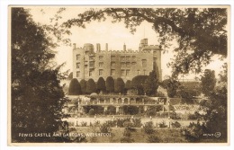 RB 1056 - 1935 Postcard - Powis Castle & Gardens - Welshpool Montgomeryshire Wales - Montgomeryshire