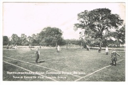 RB 1056 - Early Postcard - Girls Playing Tennis Northumberland House Durdham Down Bristol - Bristol