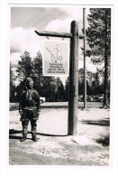 Delcampe - RB 1056 - Real Photo Postcard - NAPAPIIRI POLCIRKELN - Polar Arctic Circle To Switzerland - Finnland