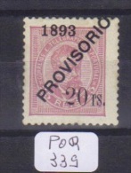 POR Afinsa  95 D. Luis I Surchargé PROVISORIO Papier Porcelana 11 1/2 Xx - Unused Stamps