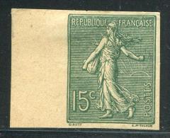 FRANCE - SEMEUSE LIGNÉE N° 130 , NON DENTELÉ ET NON GOMMÉ , DE FEUILLE DE REFERENCE - TB - Unused Stamps