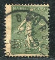 FRANCE - SEMEUSE LIGNÉE N° 130, PIQUAGE A CHEVAL , OBL. - TB - Unused Stamps