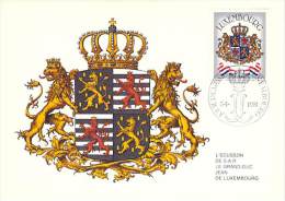 LUXEMBOURG  CARTE MAXIMUM   NUM-YVERT 973 ARMOIRIES - Maximum Cards