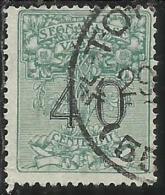 ITALY KINGDOM ITALIA REGNO 1924 SEGNATASSE TAXES TASSE POSTAGE DUE PER VAGLIA CENT. 40 USATO USED OBLITERE´ - Tax On Money Orders