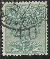 ITALY KINGDOM ITALIA REGNO 1924 SEGNATASSE TAXES TASSE POSTAGE DUE PER VAGLIA CENT. 40 USATO USED OBLITERE´ - Tax On Money Orders