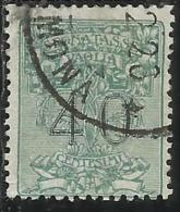 ITALY KINGDOM ITALIA REGNO 1924 SEGNATASSE TAXES TASSE POSTAGE DUE PER VAGLIA CENT. 40 USATO USED OBLITERE´ - Tax On Money Orders