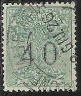 ITALY KINGDOM ITALIA REGNO 1924 SEGNATASSE TAXES TASSE POSTAGE DUE PER VAGLIA CENT. 40 USATO USED OBLITERE´ - Taxe Pour Mandats