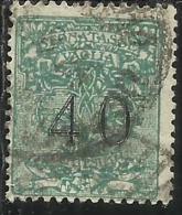 ITALY KINGDOM ITALIA REGNO 1924 SEGNATASSE TAXES TASSE POSTAGE DUE PER VAGLIA CENT. 40 USATO USED OBLITERE´ - Strafport Voor Mandaten