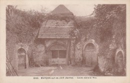 CPSM MARCON (Sarthe) - Caves Dans Le Roc - Bourg-Saint-Andéol