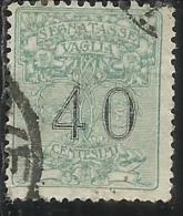 ITALY KINGDOM ITALIA REGNO 1924 SEGNATASSE TAXES TASSE POSTAGE DUE PER VAGLIA CENT. 40 USATO USED OBLITERE´ - Mandatsgebühr