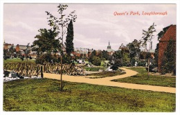 RB 1057 - Early Postcard - Queen's Park Loughborough - Leicestershire - Sonstige & Ohne Zuordnung