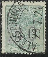 ITALY KINGDOM ITALIA REGNO 1924 SEGNATASSE TAXES TASSE POSTAGE DUE PER VAGLIA CENT. 40 USATO USED OBLITERE´ - Strafport Voor Mandaten