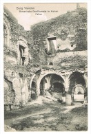 RB 1057 - Early Postcard Burg Vianden Luxembourg Romanische Gewolbereste Im Kleinen Pallas - Vianden