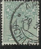 ITALY KINGDOM ITALIA REGNO 1924 SEGNATASSE TAXES TASSE POSTAGE DUE PER VAGLIA CENT. 40 USATO USED OBLITERE´ - Taxe Pour Mandats