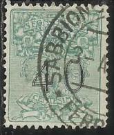 ITALY KINGDOM ITALIA REGNO 1924 SEGNATASSE TAXES TASSE POSTAGE DUE PER VAGLIA CENT. 40 USATO USED OBLITERE´ - Mandatsgebühr