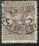 ITALY KINGDOM ITALIA REGNO 1924 SEGNATASSE TAXES TASSE POSTAGE DUE PER VAGLIA LIRE 2 USATO USED OBLITERE´ - Taxe Pour Mandats