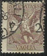 ITALY KINGDOM ITALIA REGNO 1924 SEGNATASSE TAXES TASSE POSTAGE DUE PER VAGLIA LIRE 2 USATO USED OBLITERE´ - Mandatsgebühr