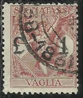 ITALY KINGDOM ITALIA REGNO 1924 SEGNATASSE TAXES TASSE POSTAGE DUE PER VAGLIA LIRE 1 USATO USED OBLITERE´ - Taxe Pour Mandats