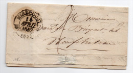 1842--Lettre De MIRECOURT-88 Pour NEUFCHATEAU--88--BOURVAT-- - 1801-1848: Precursori XIX