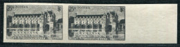 FRANCE -  N° 611 PAIRE , CHENONCEAUX , GOMMÉ & NON DENTELÉ - LUXE - Unused Stamps