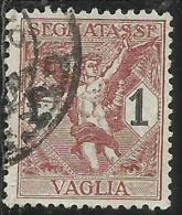 ITALY KINGDOM ITALIA REGNO 1924 SEGNATASSE TAXES TASSE POSTAGE DUE PER VAGLIA LIRE 1 USATO USED OBLITERE´ - Strafport Voor Mandaten