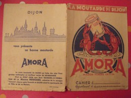 Protège-cahier Moutarde Amora. Dijonvers 1950. - Mostard