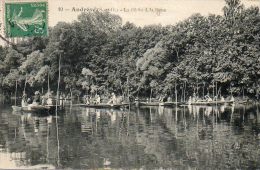CPA - ANDRESY (78) - La Pêche à La Ligne En 1907 - Andresy