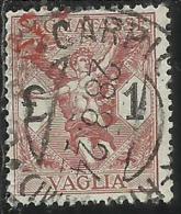 ITALY KINGDOM ITALIA REGNO 1924 SEGNATASSE TAXES TASSE POSTAGE DUE PER VAGLIA LIRE 1 USATO USED OBLITERE´ - Mandatsgebühr