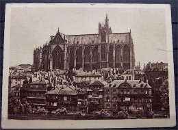 Alte Karte "METZ - Kathedrale"  1944 - Lothringen
