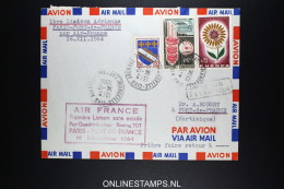 Martinique Premier Liaison Sans Escale Boeing 707 Paris Port De France 1964 - Lettres & Documents