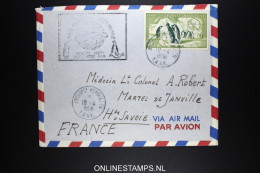 Terres Australes Et Antarctique Françaises 1958   Ae Nr 2 - Cartas & Documentos