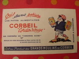 Buvard Pates  Corbeil Cordon Rouge. Grands Moulins. Vers 1950. - P