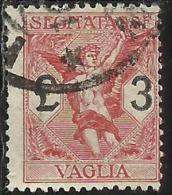 ITALY KINGDOM ITALIA REGNO 1924 SEGNATASSE TAXES TASSE POSTAGE DUE PER VAGLIA LIRE 3 USATO USED OBLITERE´ - Impuestos Por Ordenes De Pago