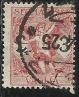 ITALY KINGDOM ITALIA REGNO 1924 SEGNATASSE TAXES TASSE POSTAGE DUE PER VAGLIA LIRE 3 USATO USED OBLITERE´ - Strafport Voor Mandaten