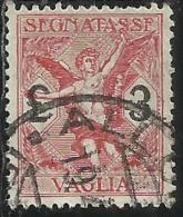 ITALY KINGDOM ITALIA REGNO 1924 SEGNATASSE TAXES TASSE POSTAGE DUE PER VAGLIA LIRE 3 USATO USED OBLITERE´ - Taxe Pour Mandats