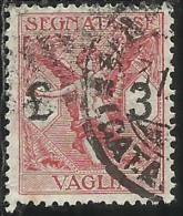 ITALY KINGDOM ITALIA REGNO 1924 SEGNATASSE TAXES TASSE POSTAGE DUE PER VAGLIA LIRE 3 USATO USED OBLITERE´ - Vaglia Postale