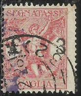 ITALY KINGDOM ITALIA REGNO 1924 SEGNATASSE TAXES TASSE POSTAGE DUE PER VAGLIA LIRE 3 USATO USED OBLITERE´ - Mandatsgebühr