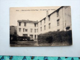 Carte Postale Ancienne : ETEL : Hotel De La Gare Et De La Plage, Prix Spéciaux Por Familles, En 1933 - Etel