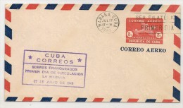 AEROPHILATELIE - AEROPHILATELY - Rare!!! 1949  INTERNATIONAL AIR MAIL ENTIRE First Day COVER - Airmail