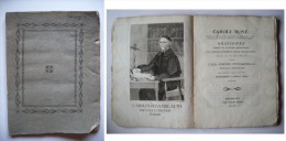 Caroli Rosae. Orationes Habitae In Seminario Mediolanensi Pro Solemni Studiorum Annua Instauratione... 1809 - Alte Bücher