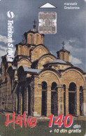 SERBIA  Phonecard With Chip / Monastery Gračanica  / Church / - Otros – Europa