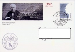 LSJP Iceland Postal Stationery Personality 2011 - Entiers Postaux
